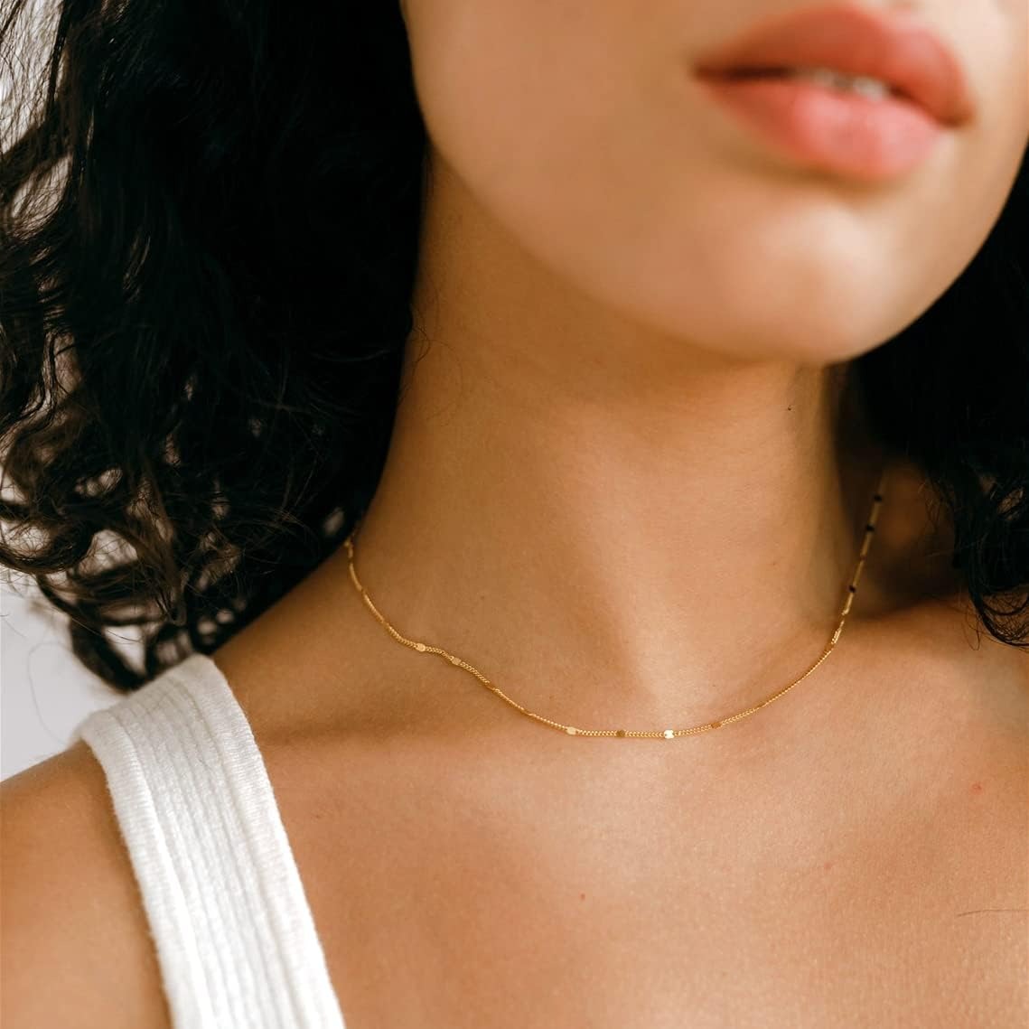 K Gold/Silver Plated Satellite - Birth Flower Necklace recension och pris