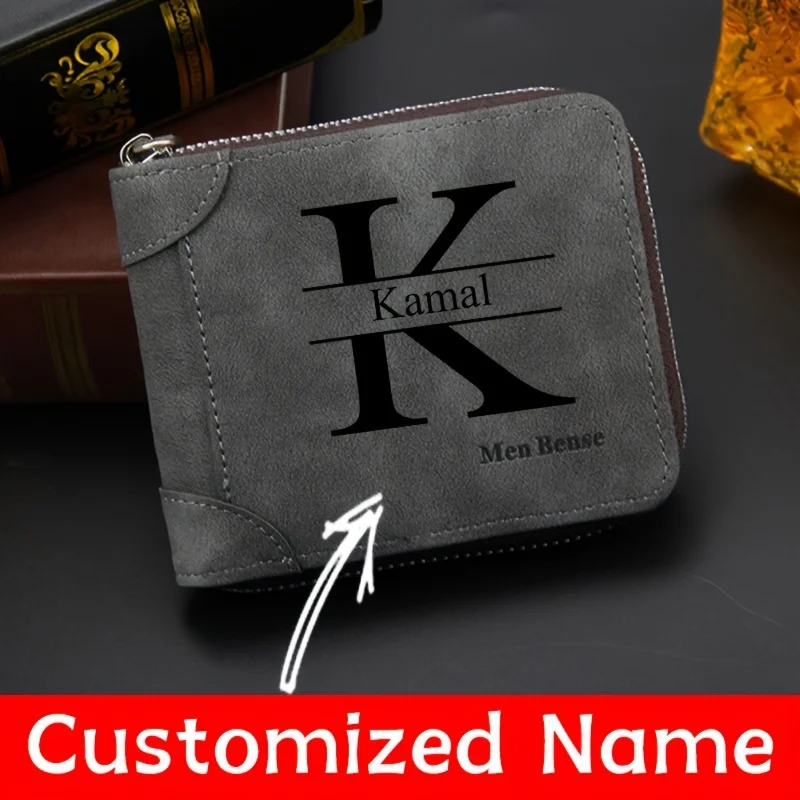 Customized Name Men's Wallet F - Personalized Name Box recension och pris