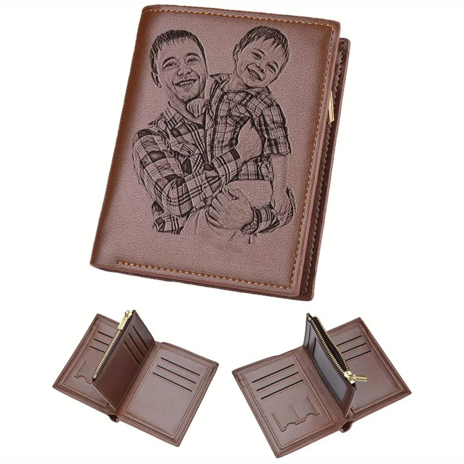 Custom Engraved Men's Photo Wa - Personalized Name Box recension och pris