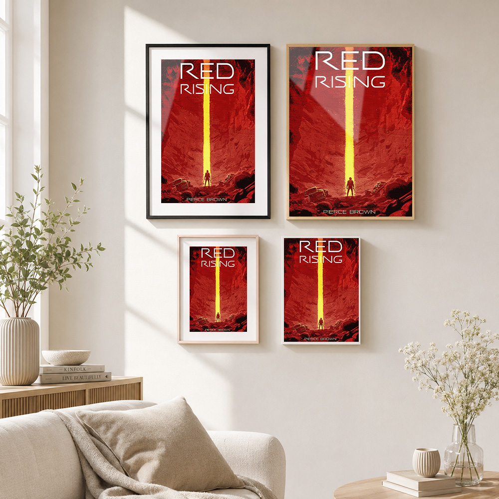 Red Rising Book Cover Framed A - Custom Photo Book recension och pris