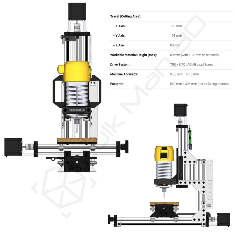 OpenBuilds MiniMill 3-Axis CNC - Engraved Wood Frame recension och pris
