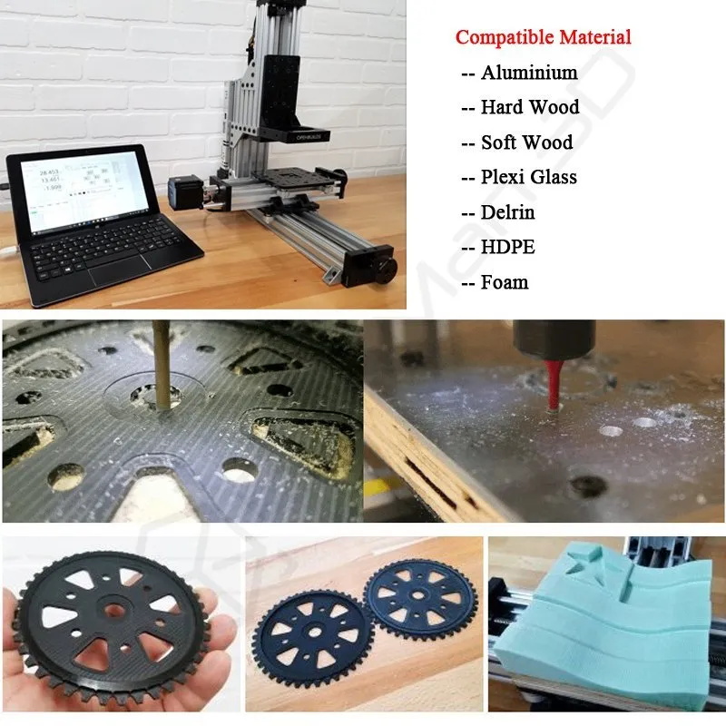 OpenBuilds MiniMill 3-Axis CNC - Engraved Wood Frame recension och pris